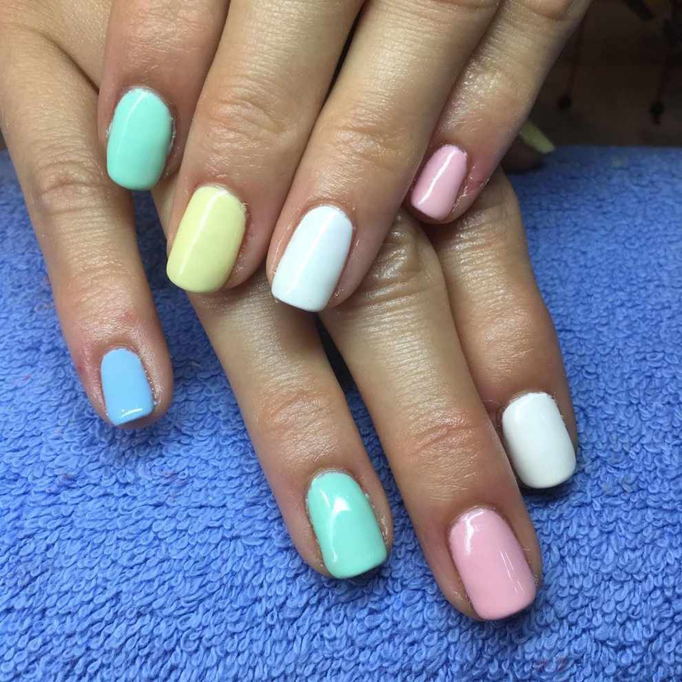 Uñas pastel