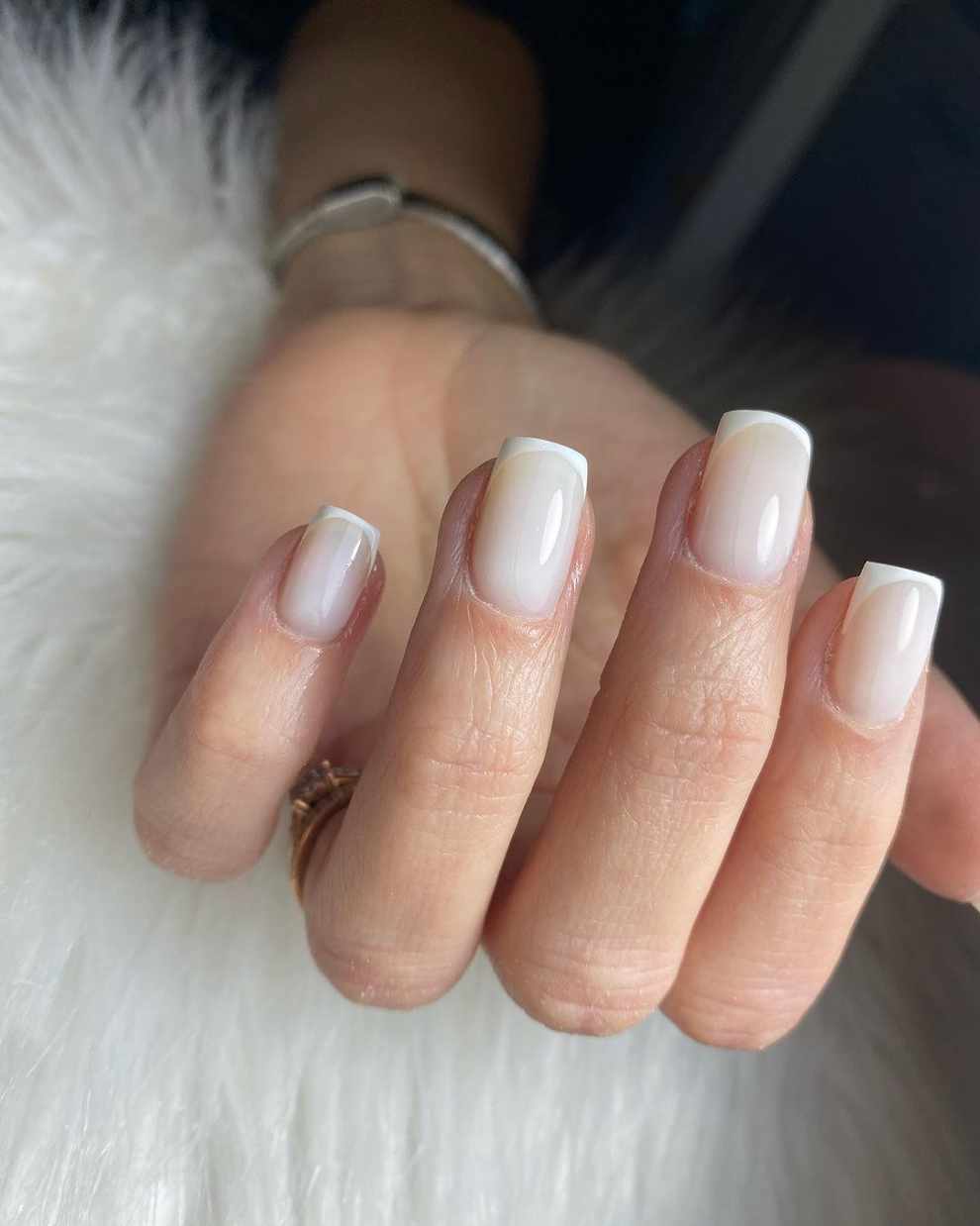 Milky nails