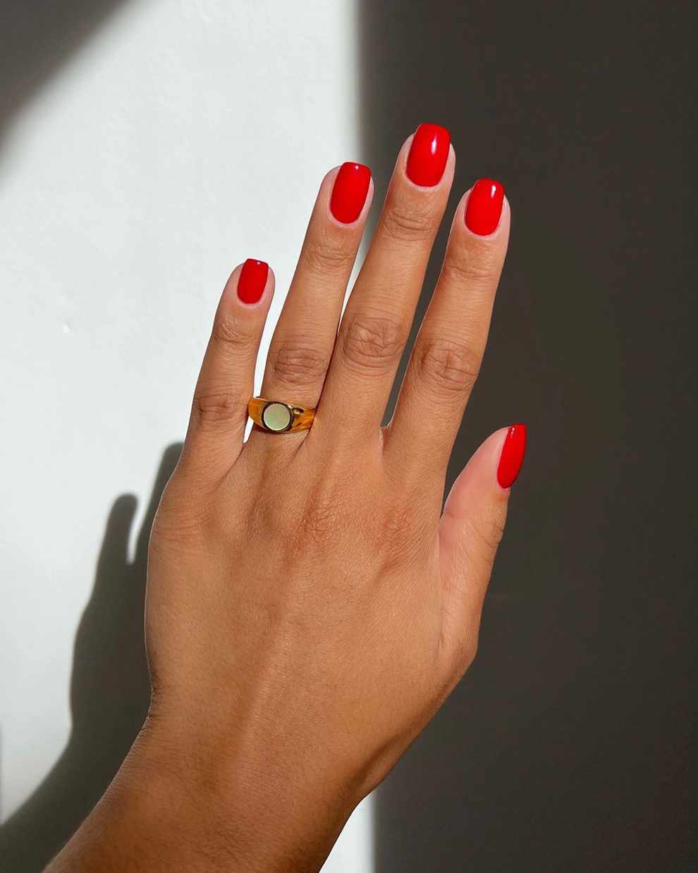 Manicura roja