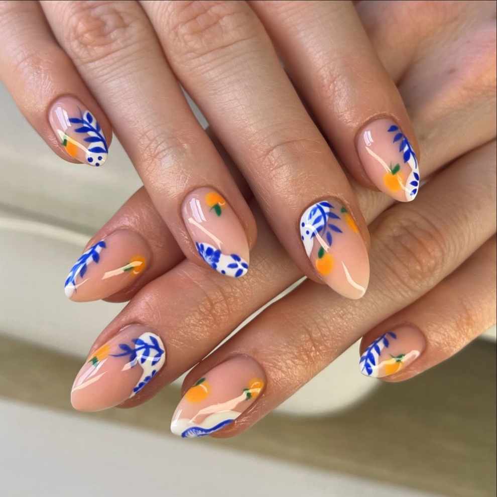 Uñas para verano: mediterraneo