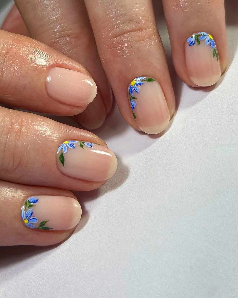 Uñas de flores