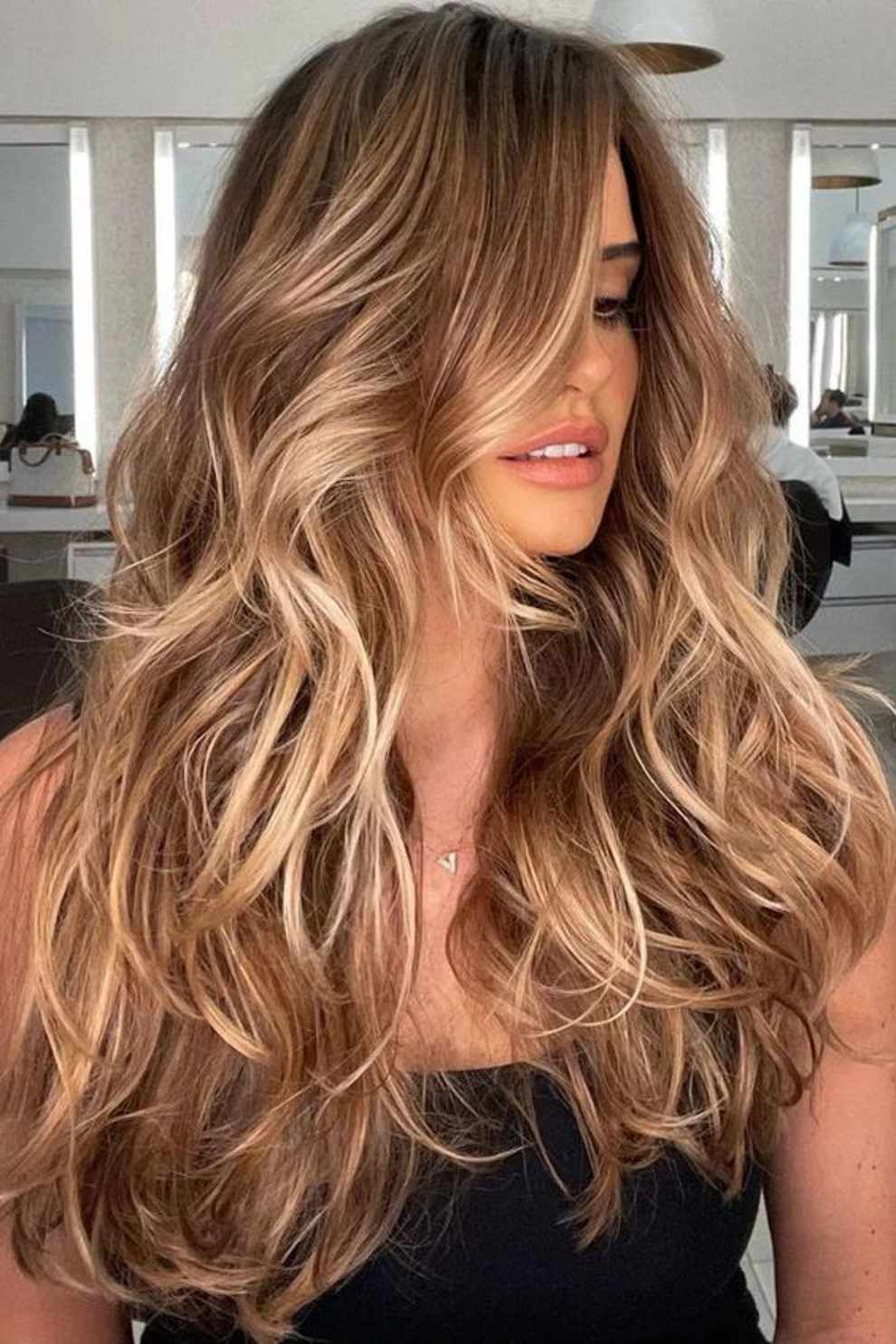 balayage caramelo rubio