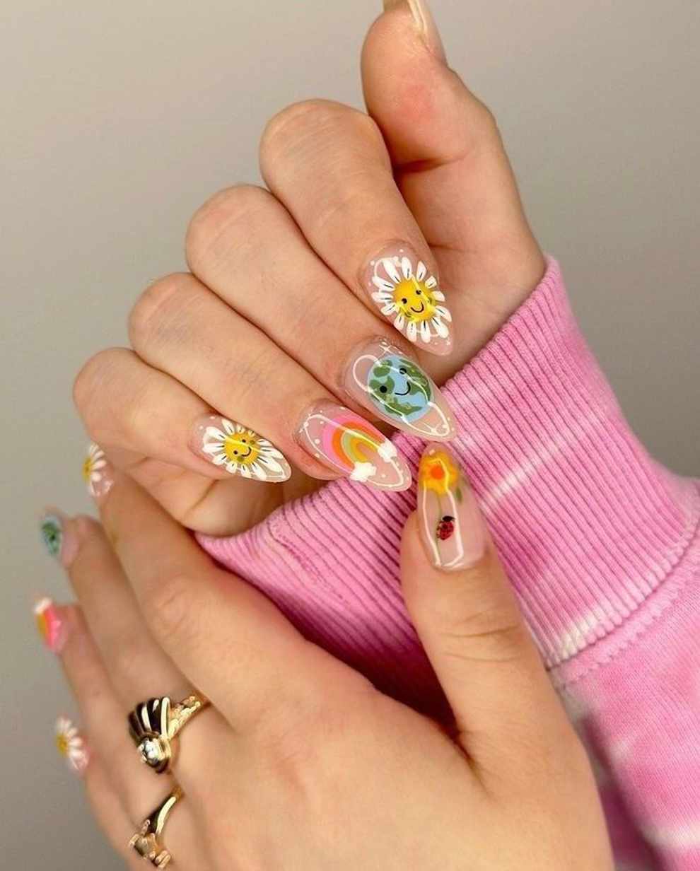 25 diseños de uñas acrílicas HAPPY AILS