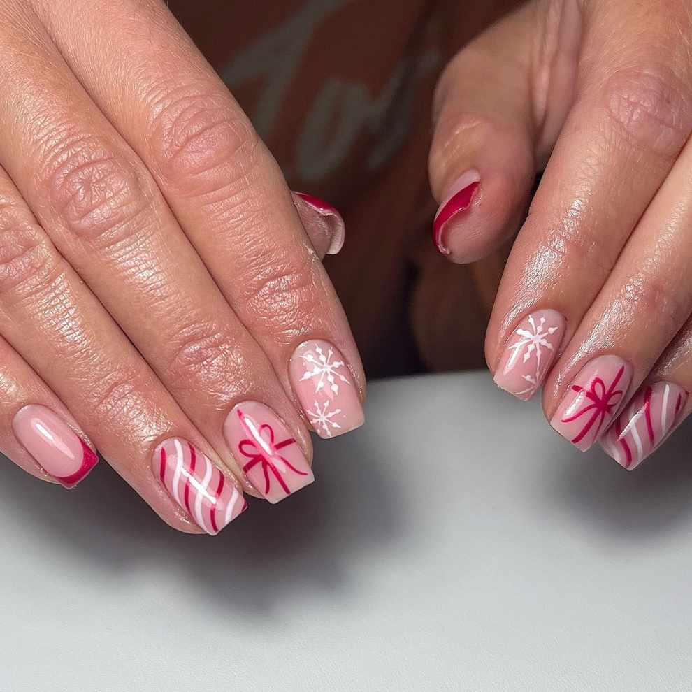 Uñas de Navidad