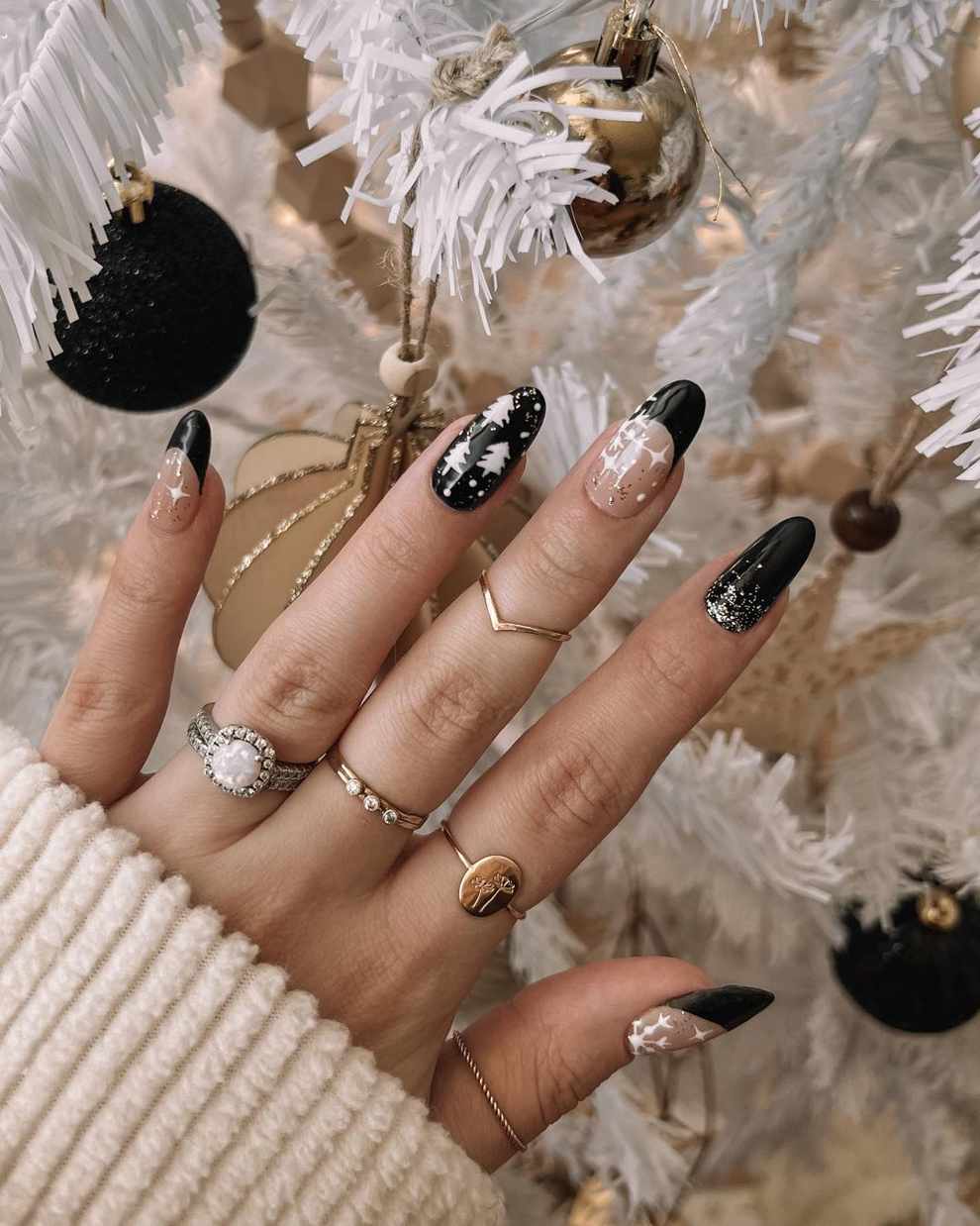 Uñas Navidad