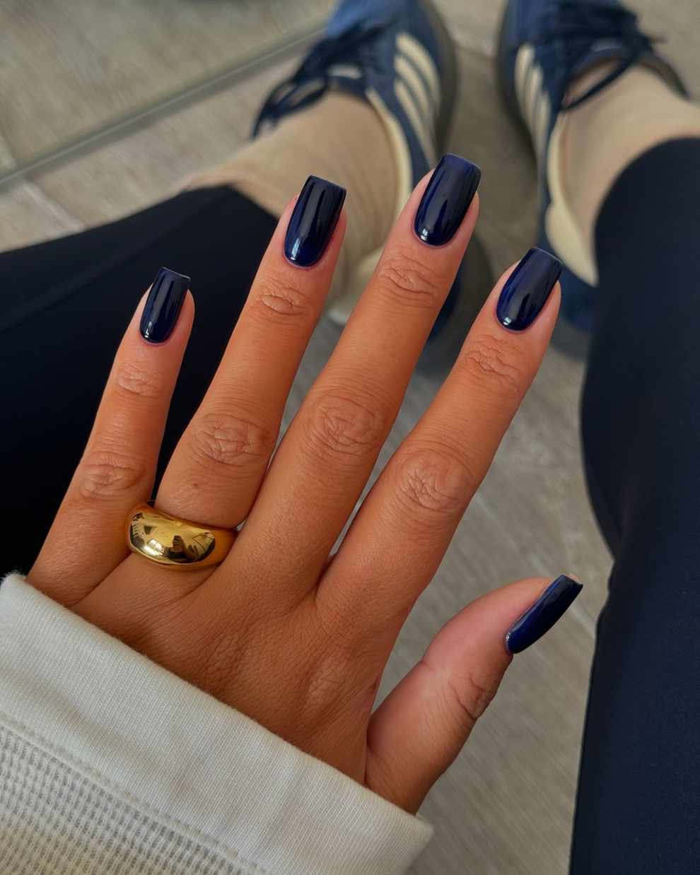 Uñas azul navy